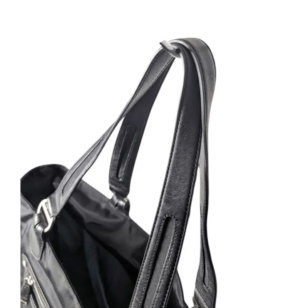 TUMI Ballistic Nylon/Leather Tote